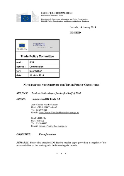 Fichier:EU Trade Activities Report for the first half of 2014 (EC).pdf
