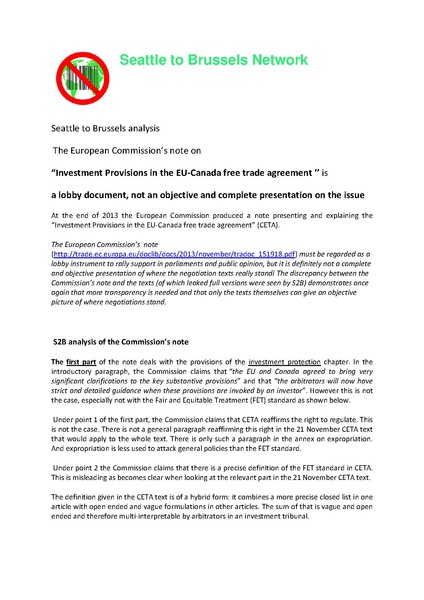 Fichier:CETA Analysis (Seattle to Brussels).pdf