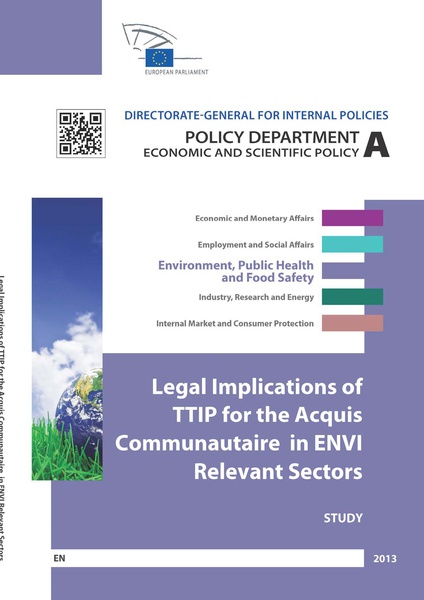 Fichier:ENVI report on legal implications of tafta for the acquis communautaire.pdf